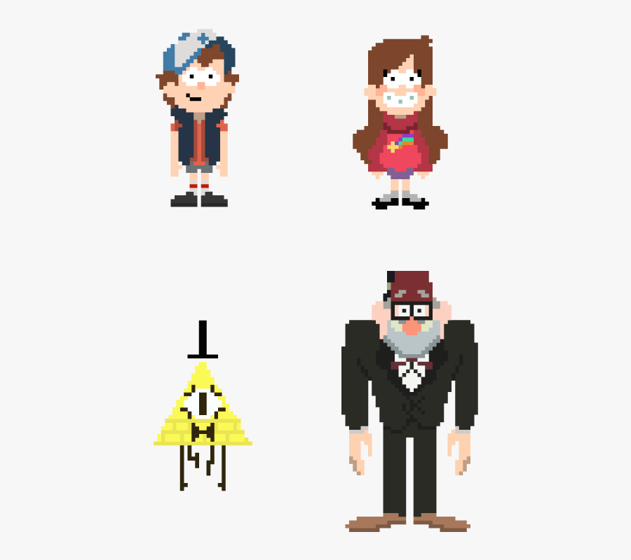 Gravity Falls Pixel, Transparent Clipart