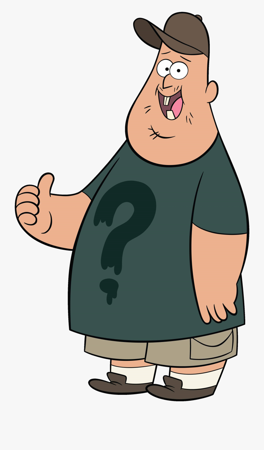 Gravity Falls Characters Soos, Transparent Clipart