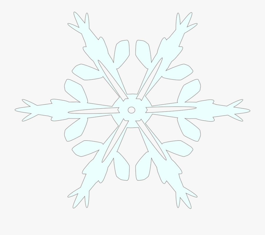 Snowflake, Ice, Crystal, Water, Design, Shape, Weather - Snowflake Clip Art, Transparent Clipart