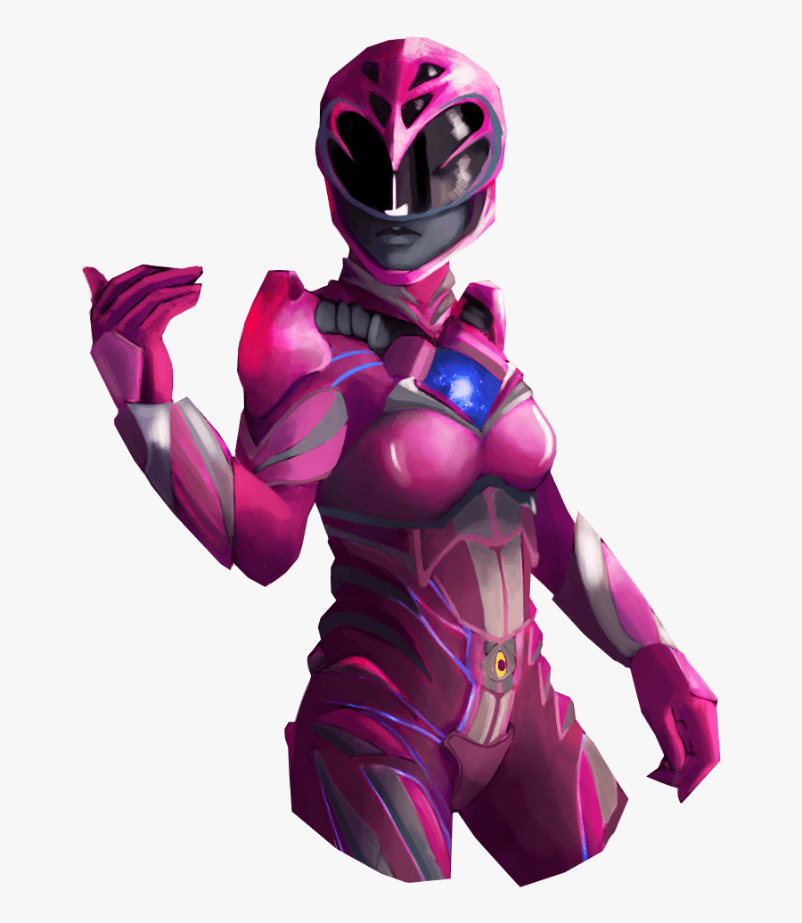 Pink Power Ranger Sticker - Saban Pink Power Ranger, Transparent Clipart
