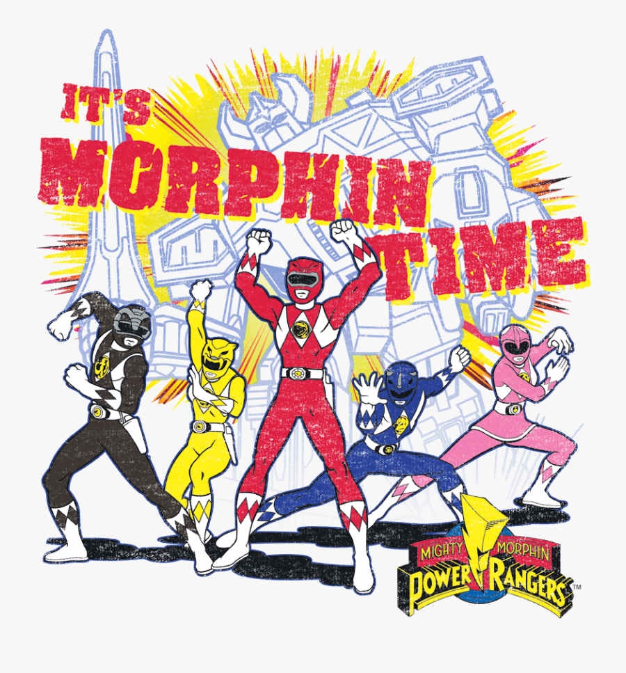 Mighty Morphin Power Rangers, Transparent Clipart