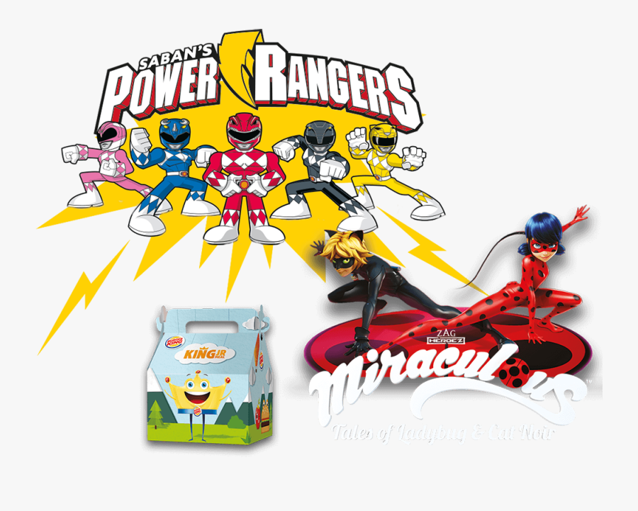 Burger King Power Rangers, Transparent Clipart