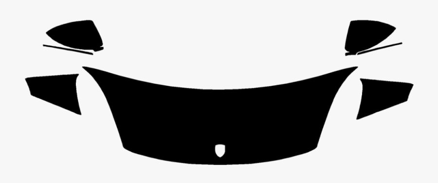 2019 Porsche Cayenne Turbo 3m Clear Bra Standard Paint - Dinghy, Transparent Clipart