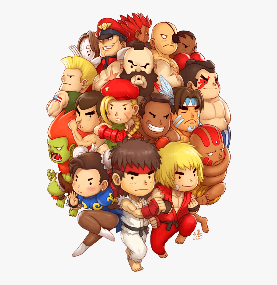 Super Street Fighter Ii Turbo Characters - Super Street Fighter Hoodie, Transparent Clipart