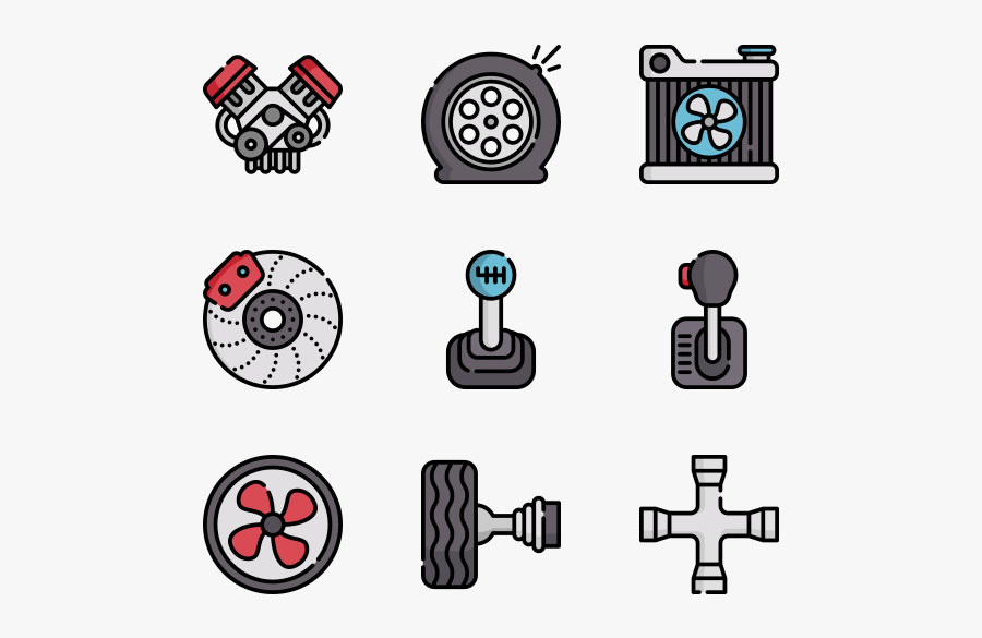 Car Engine, Transparent Clipart