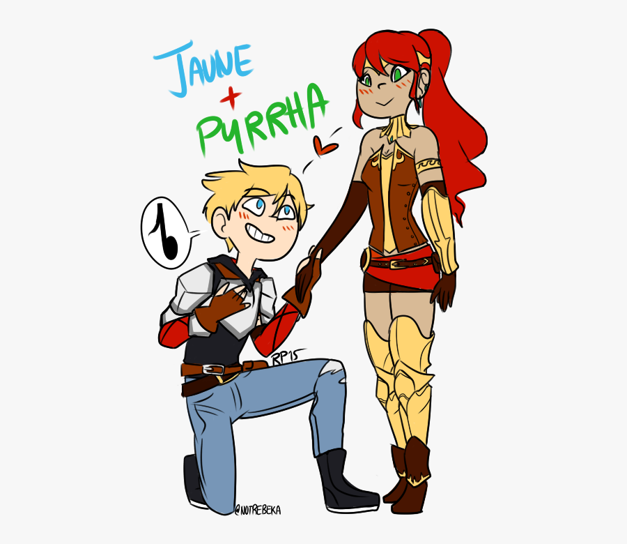Transparent Rwby Pyrrha Png - Cartoon, Transparent Clipart