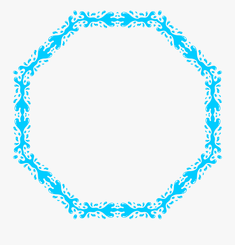 Water Splash Progressed 9 Clip Arts - Frame Splish Splash Clipart, Transparent Clipart