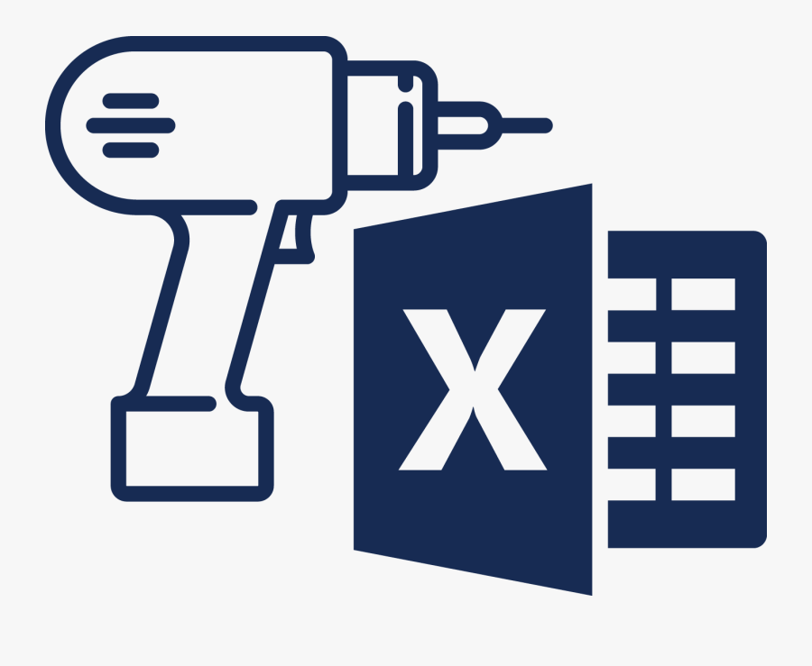 Drill Down Builder - Pdf To Excel Logo, Transparent Clipart