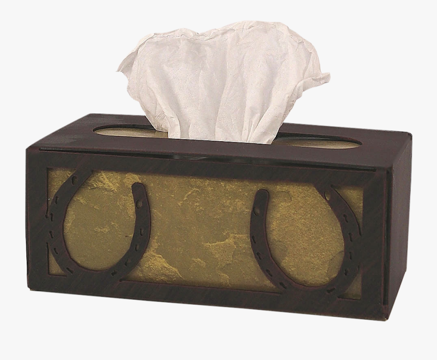 Iron Horseshoe Rectangle Tissue Box Cover - Facial Tissue, Transparent Clipart