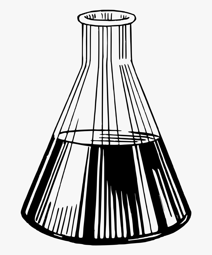Flask - Flask Drawing Png Chemistry, Transparent Clipart
