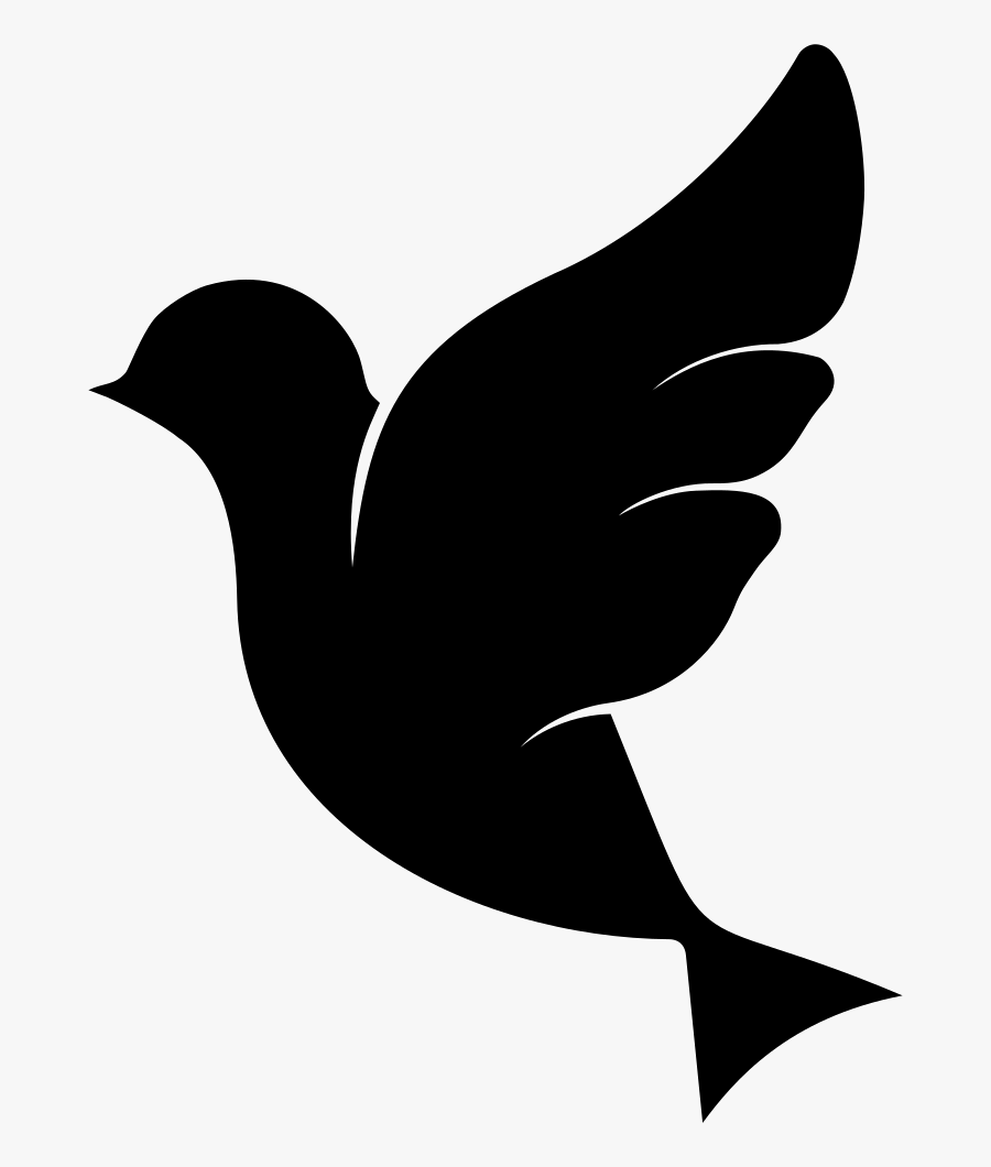 City Pigeon Logo - Paloma Blanco Y Negro, Transparent Clipart