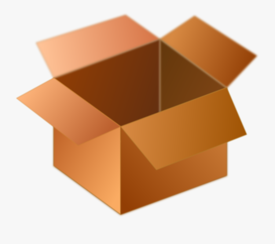 Box,brown,orange,clip Art,material Box,packaging And - Коробка Клипарт, Transparent Clipart
