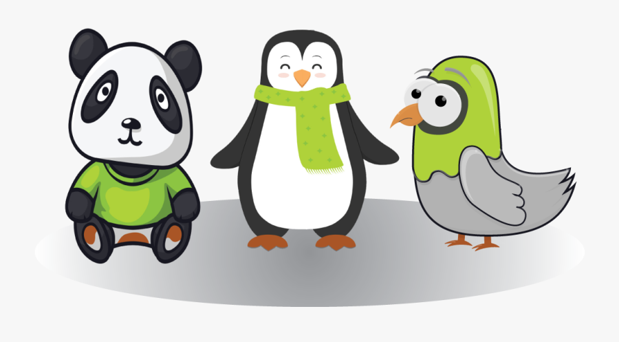 Penguins Vs Pigeon, Transparent Clipart