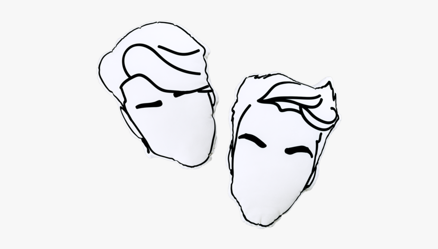 Dolan Twins Merch Pillows, Transparent Clipart