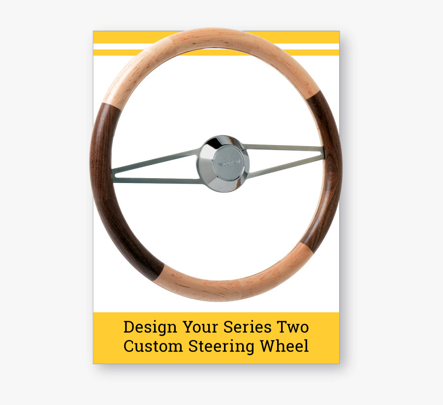 Series Two Custom Wood Steering Wheel - Circle, Transparent Clipart