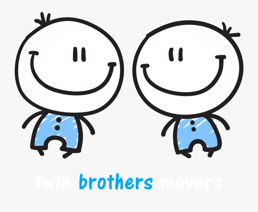 Transparent Brothers Png - Twins Text, Transparent Clipart