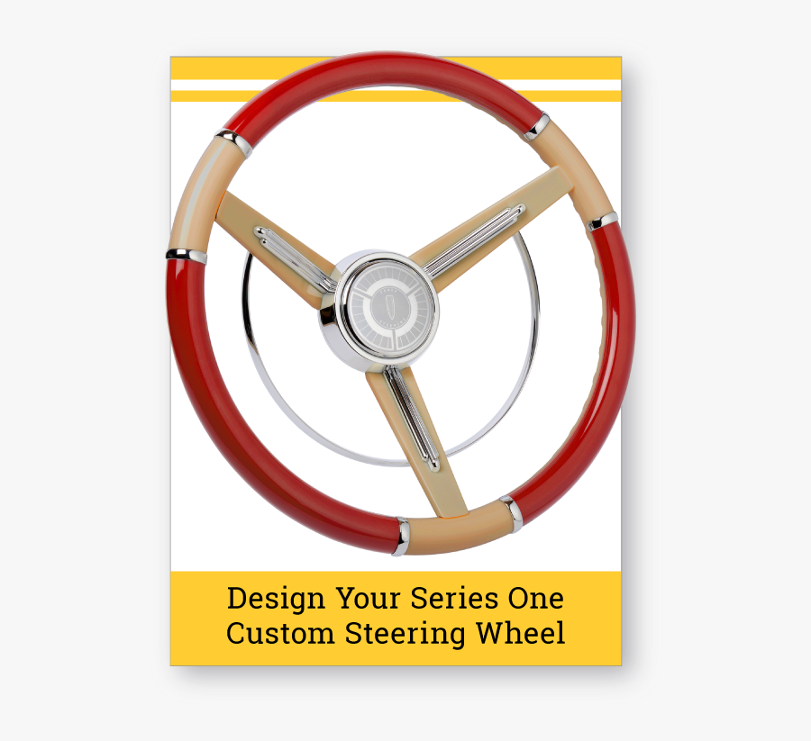 Series One Classic Custom Steering Wheel, Transparent Clipart