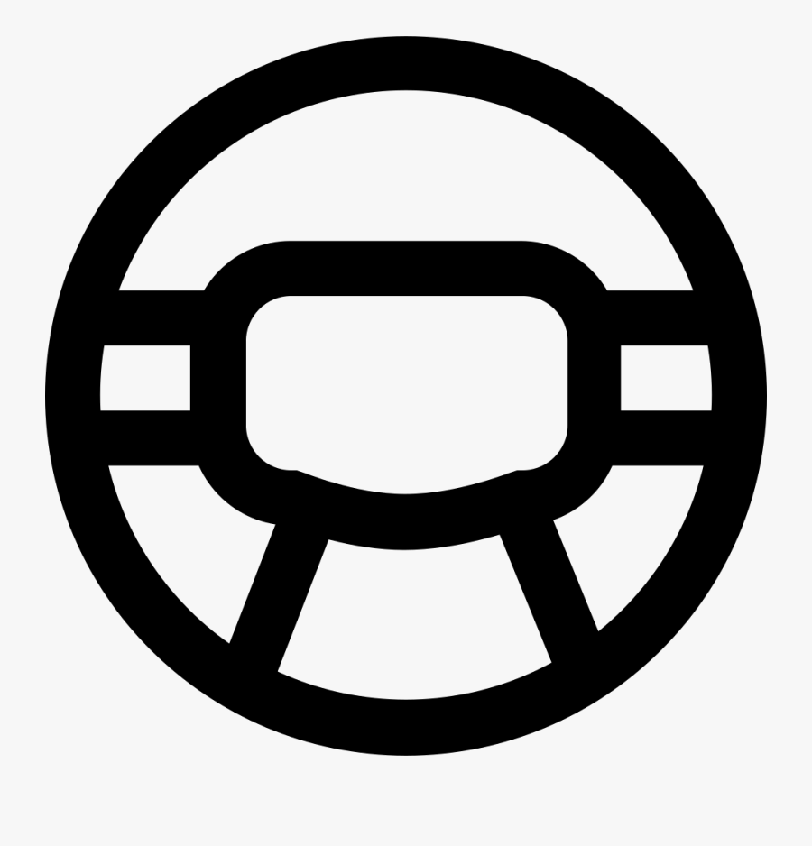 Steering Wheel - Circle, Transparent Clipart