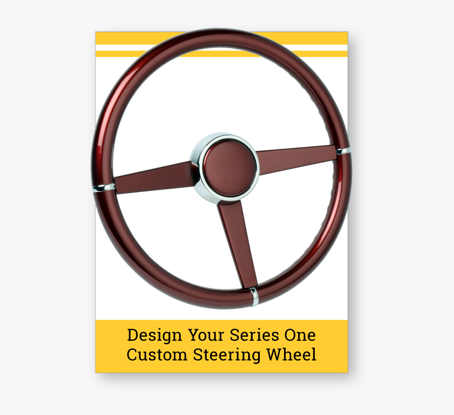Series One Pomona Custom Steering Wheel - Custom Steering Wheels, Transparent Clipart