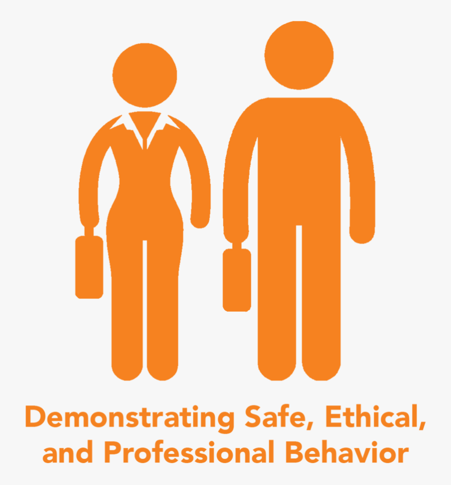 Demonstrating Safe Ethical Professional Behavior - Illustration, Transparent Clipart