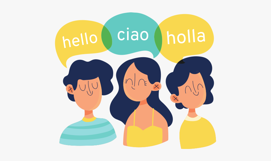 Languages - Drawing Of Speaking Language, Transparent Clipart