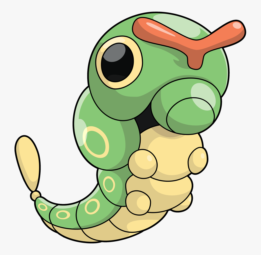 Caterpie Pokemon, Transparent Clipart