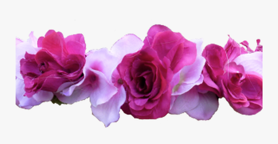 Transparent Pastel Flower Clipart - Purple Pink Flowers Crown, Transparent Clipart