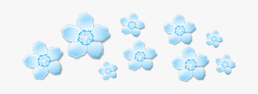 #flowers #flower #crown #crowns #flowercrown #blue - Transparent Pink Aesthetic Png, Transparent Clipart