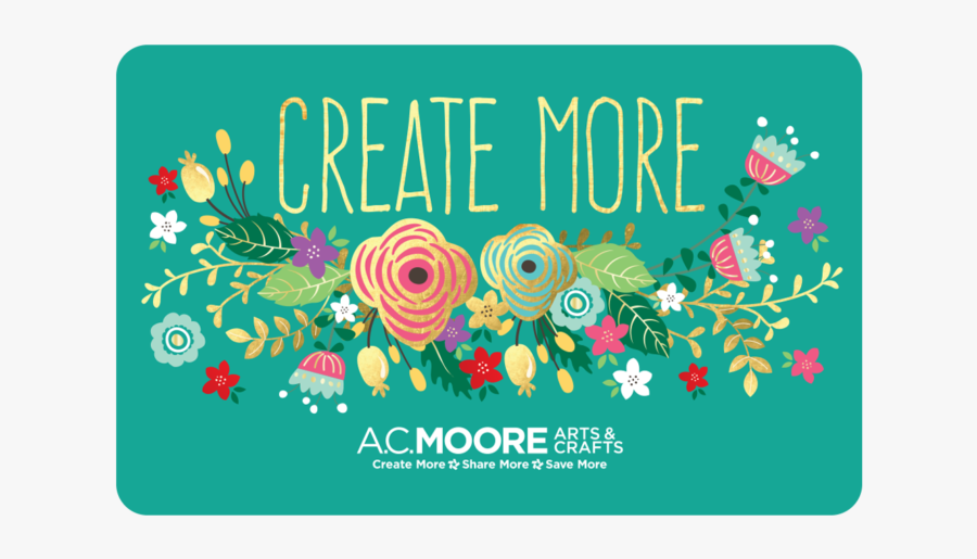 Clip Art Ac Moore Gift Cards - Ac Moore Gift Card, Transparent Clipart