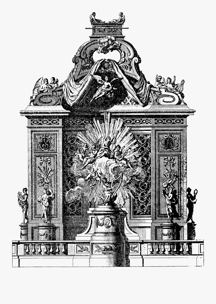 Organ Case With Hidden Pipes Clip Arts - Illustration, Transparent Clipart