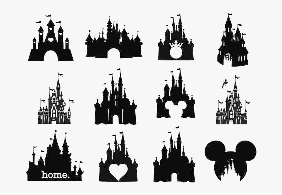 Cinderella Castle Huge Collection Of Clipart Disney - Disney Cinderella Castle Silhouette, Transparent Clipart