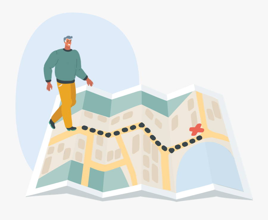 Find Senior Care - Hiking, Transparent Clipart