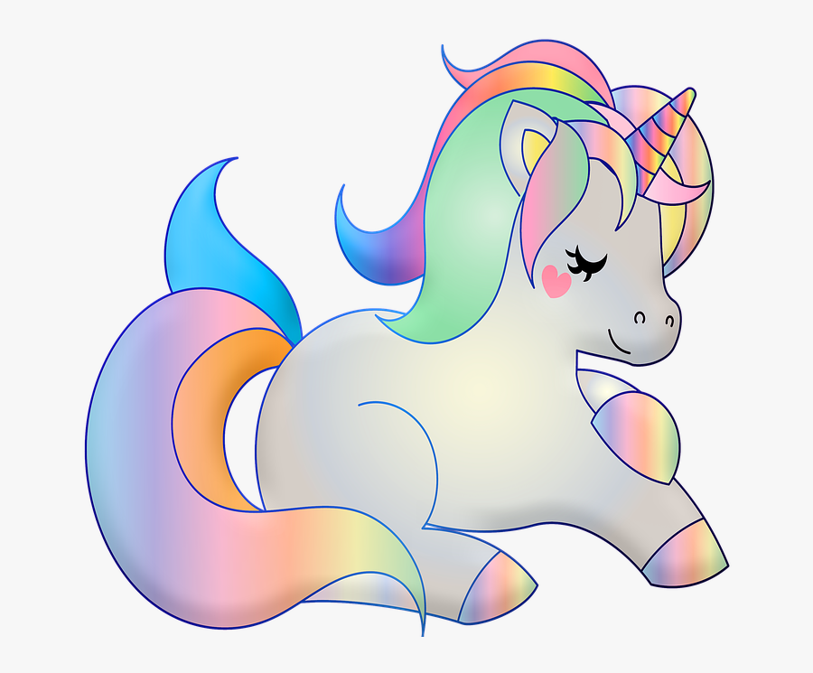 Positive Affirmations To Relax - Unicorn Pixabay, Transparent Clipart