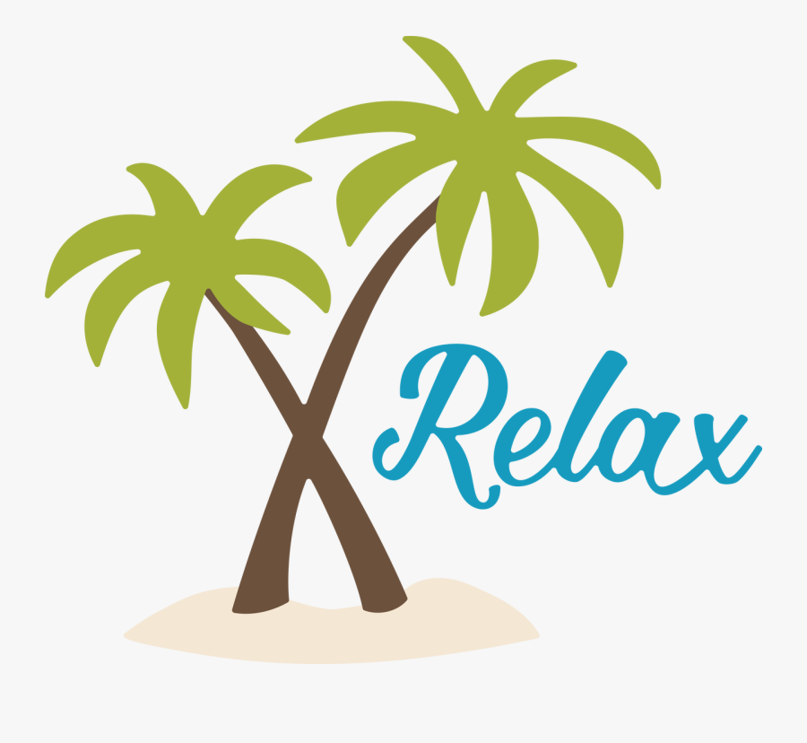 Download Relax Svg Cut File Palm Tree Relax Logo Free Transparent Clipart Clipartkey