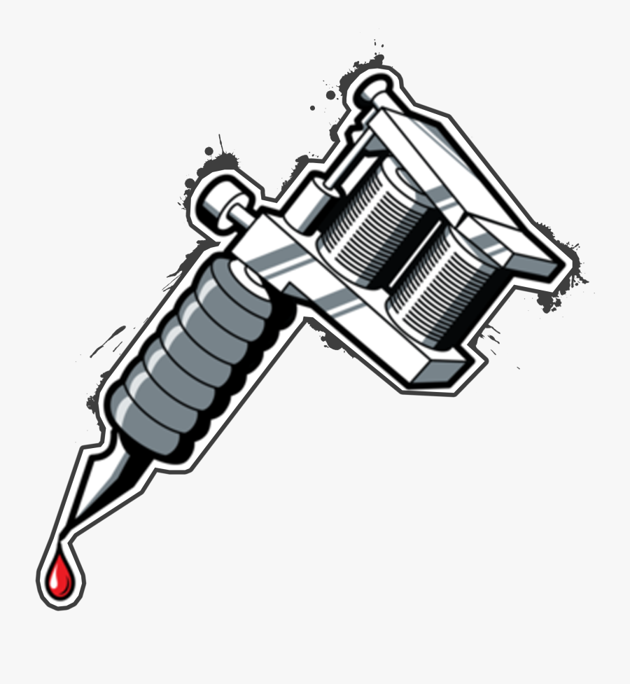 Machine Tattoo Tatto Artist Png Download Free Clipart - Tattoo Gun Clip Art, Transparent Clipart