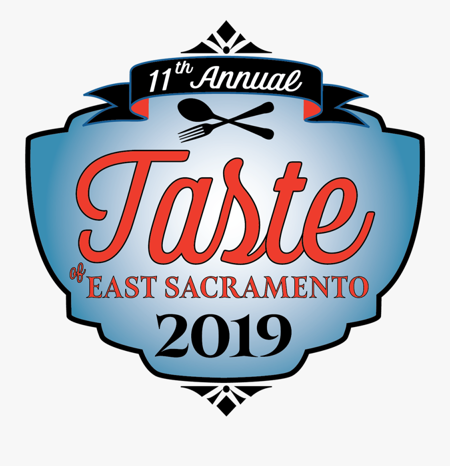 2019 Taste Logo Emblem Blue Red, Transparent Clipart