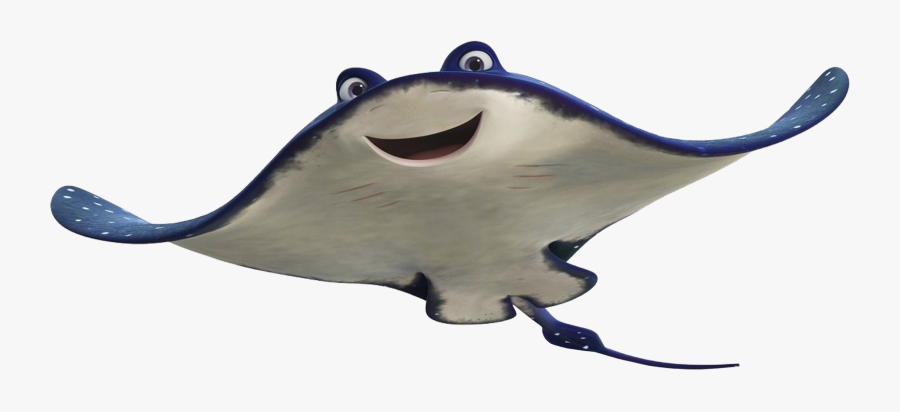 Transparent Manta Ray Clipart - Mr Ray Finding Dory Png, Transparent Clipart