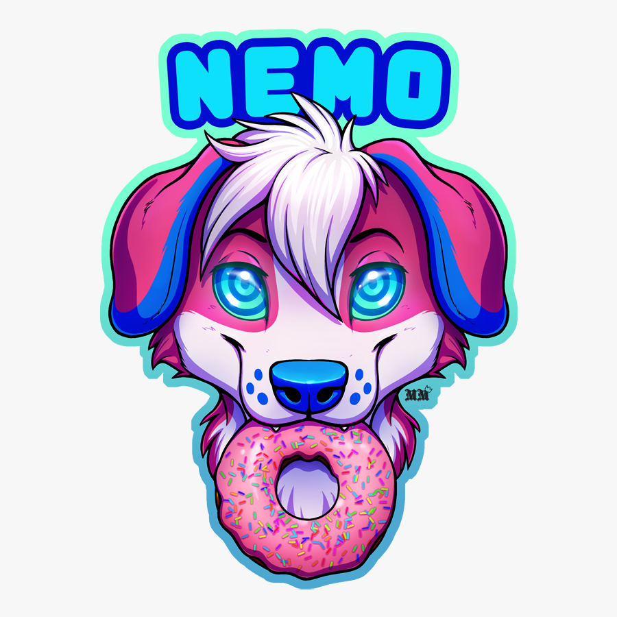 Nemo Chomp Badge - Cartoon, Transparent Clipart