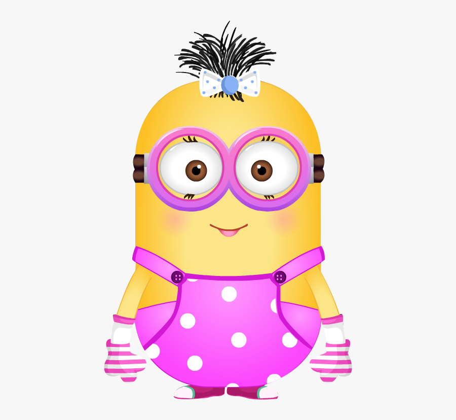 Clip Art Minions Menina Png - Minions Rosa Png, Transparent Clipart