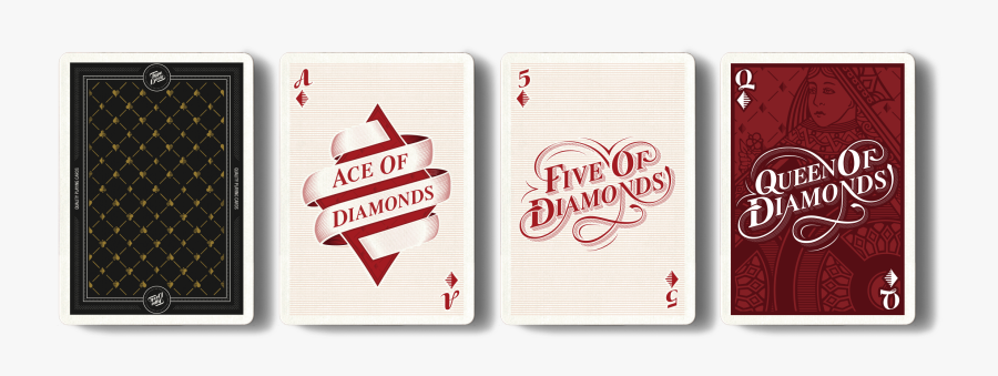 Diamonds - Playing Card Design Font, Transparent Clipart