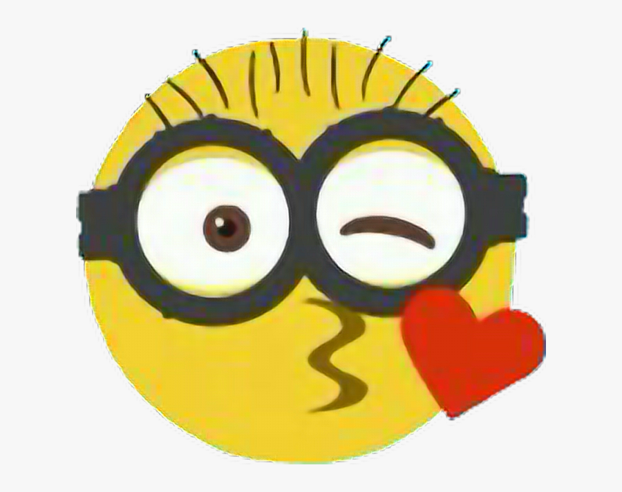 Transparent Minion Eye Clipart - Minion Emojis, Transparent Clipart