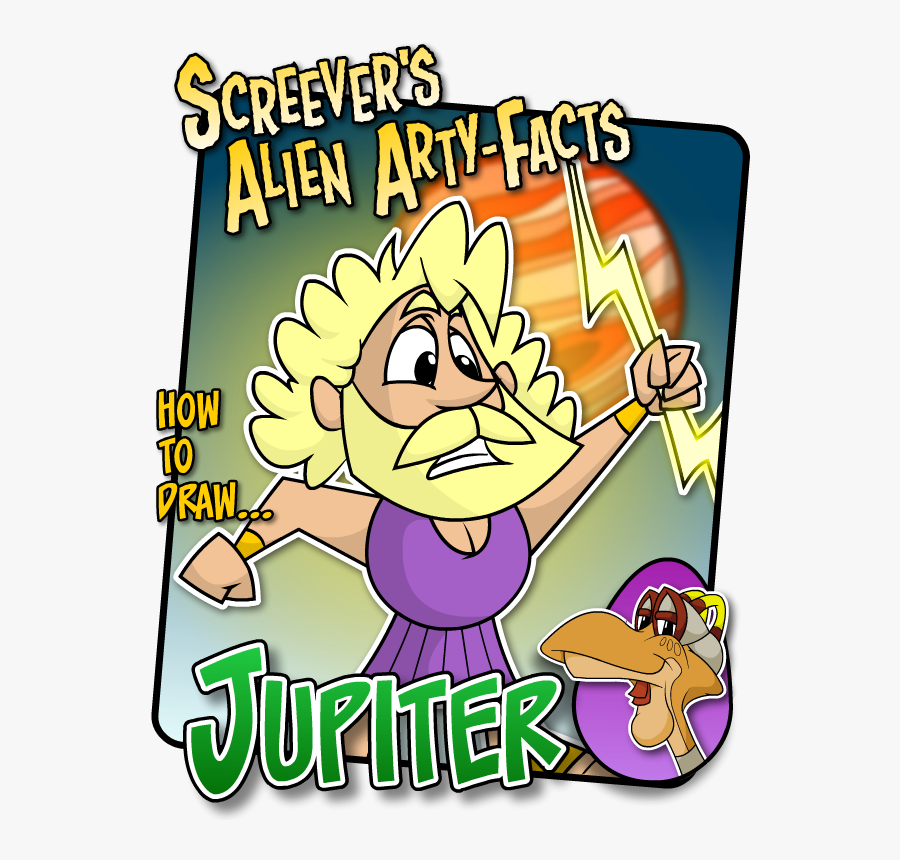 Transparent Jupiter Planet Png - Cartoon, Transparent Clipart