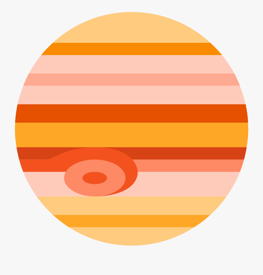 Jupiter Planet Icon Free Download Png And Vector Rh - Jupiter Planet Vector Png, Transparent Clipart