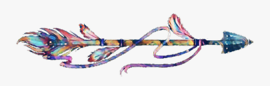 #arrow #feather #sticker #freetoedit - Visual Arts, Transparent Clipart