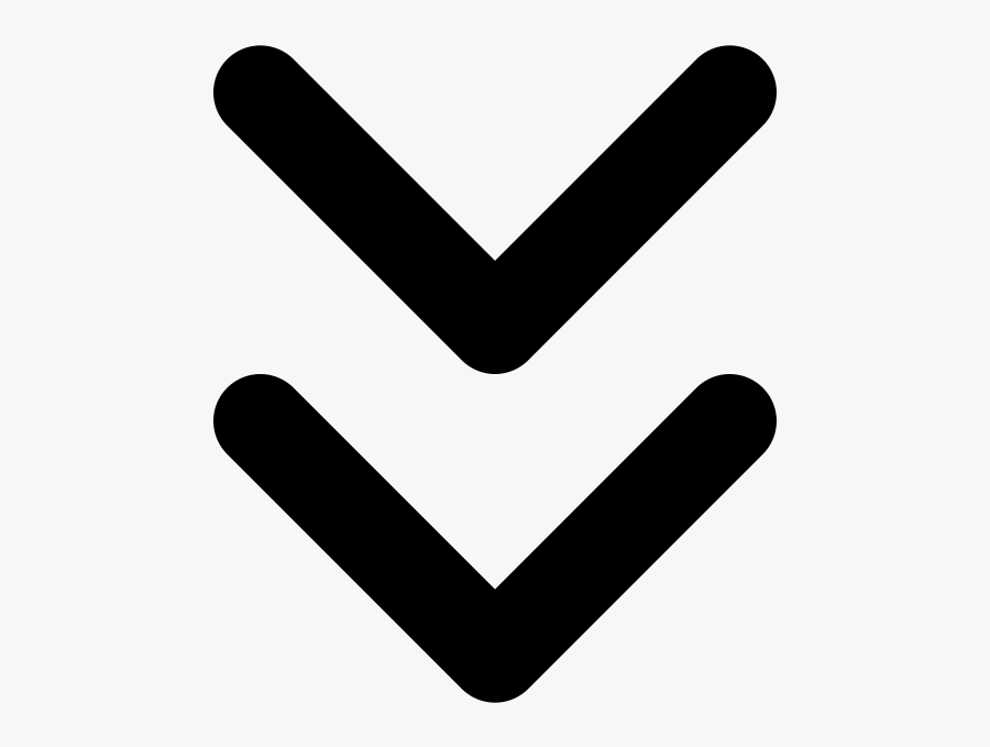 Chevrons Down, Transparent Clipart