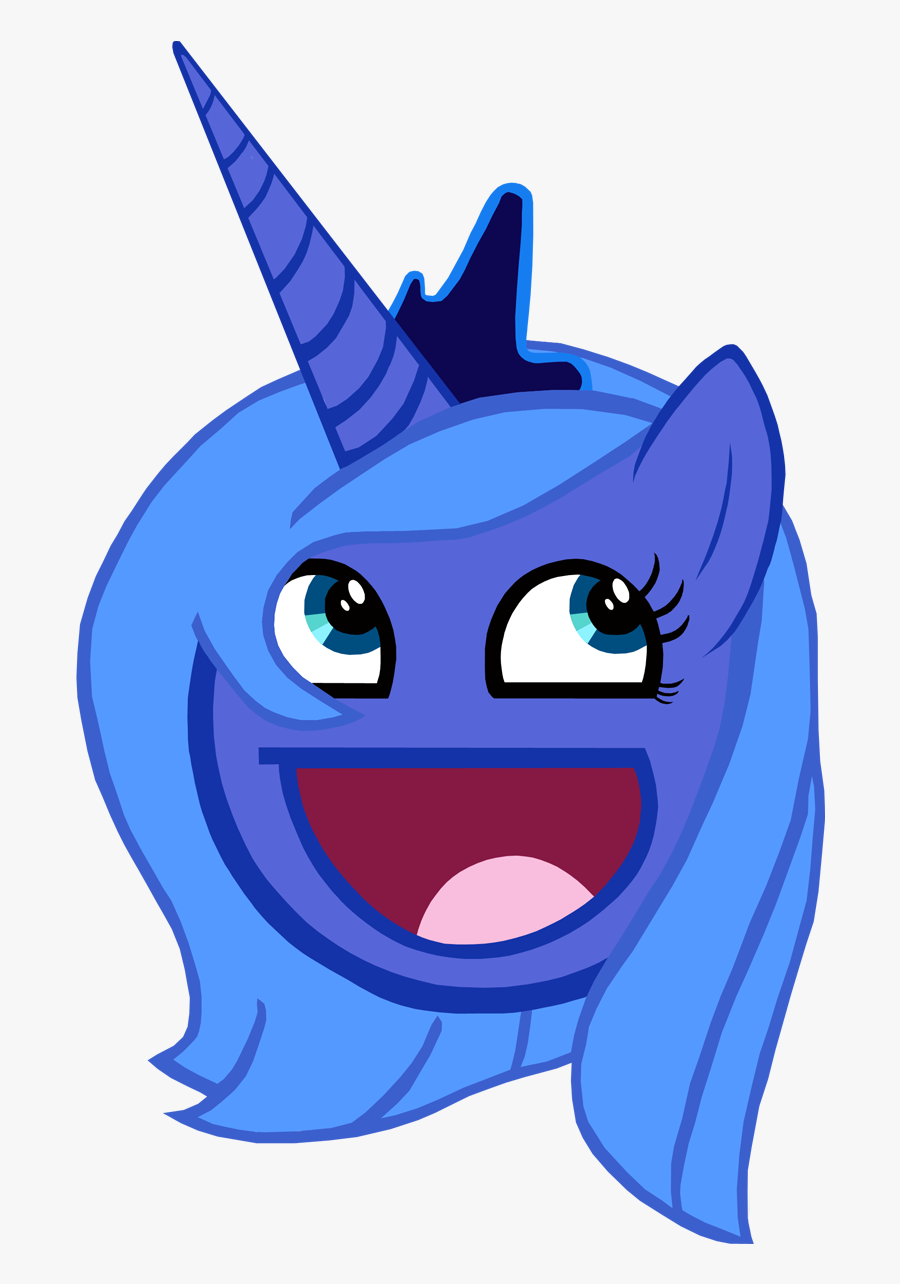 Fanmade Princess Luna Awesome Face By Wakabalasha Clipart - Princess Luna Awesome Face, Transparent Clipart