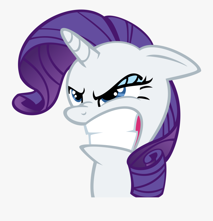 Mlp Rarity Funny Face - My Little Pony Rarity Funny, Transparent Clipart
