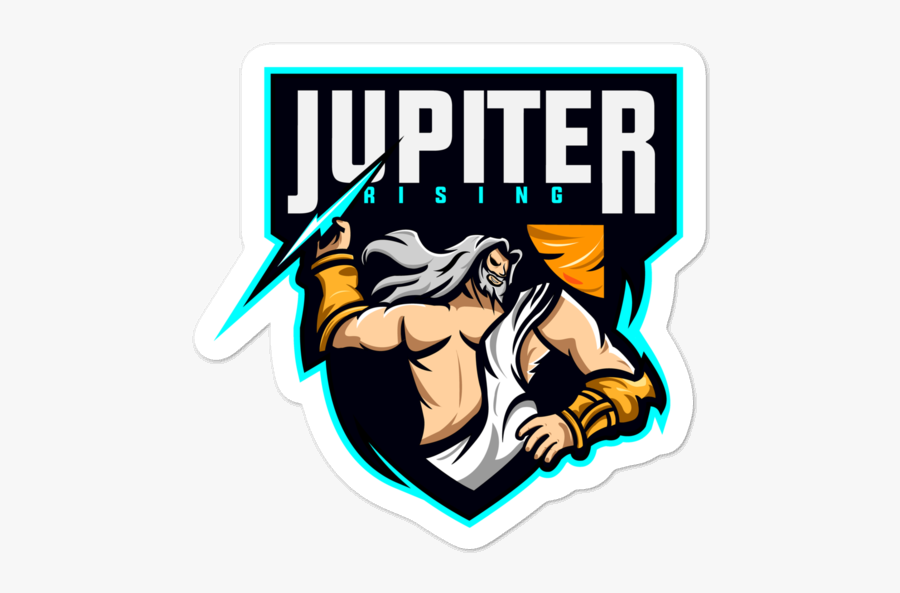 Jupiter Rising Die-cut Sticker, Transparent Clipart