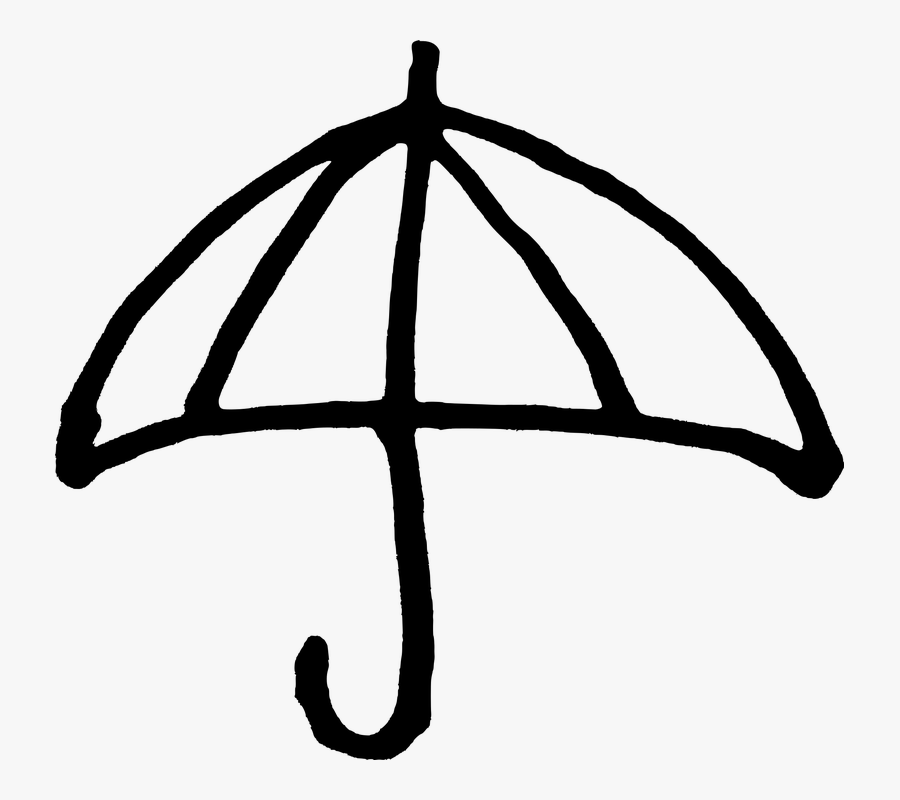 China, Democracy, Revolution, Umbrella - Clipart Democracy White And Black, Transparent Clipart