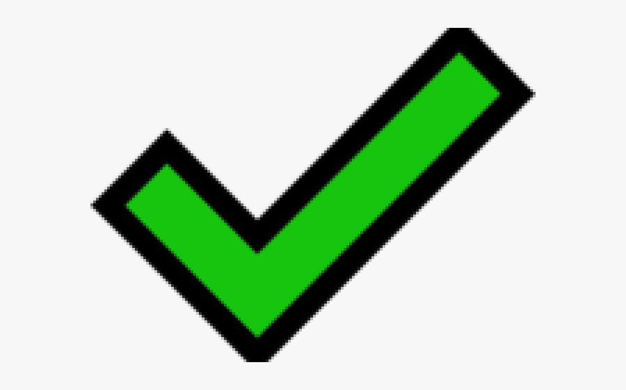 Image Of Check Mark - Tick Emoji, Transparent Clipart